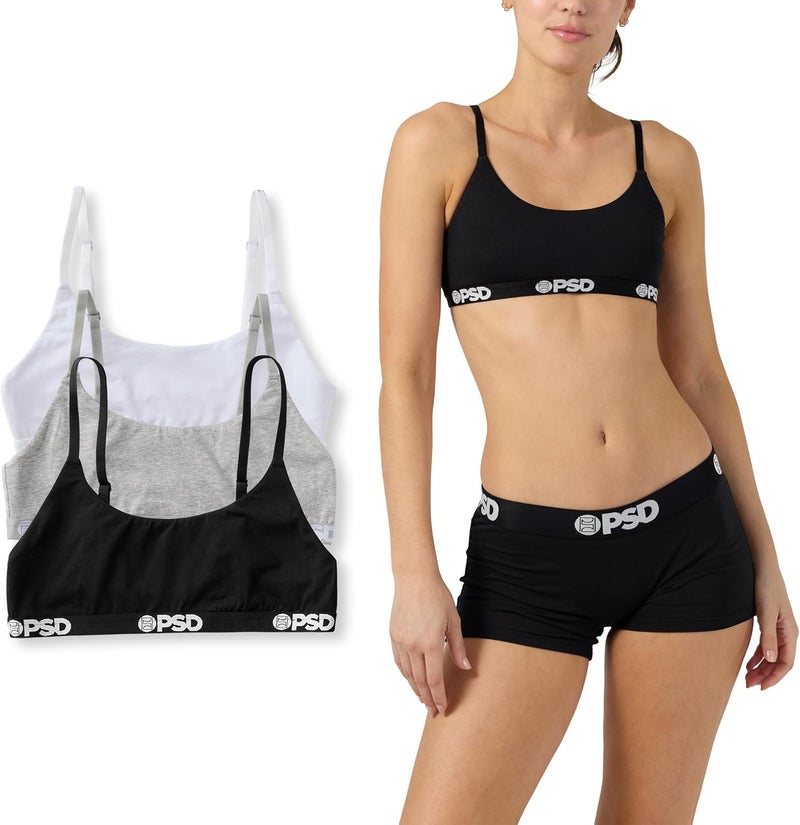 PSD Women's Everyday Modal Sport Bra 3-Pack - Image 1